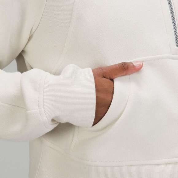 lululemon Scuba Oversized Funnel-Neck Half Zip Bone Size M/L New with Tag - Picture 5 of 5